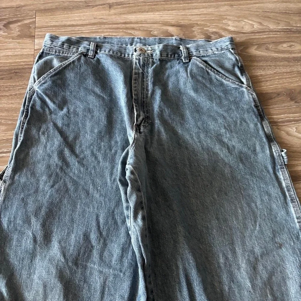 Vintage Y2K/2000s Baggy Dark Wash Grunge Skater Carpenter Denim Jeans!